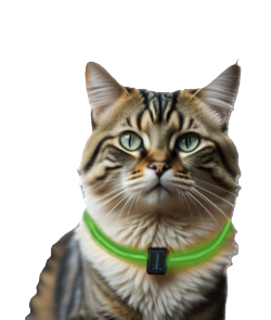 Leuchtendes Halsband Gelb